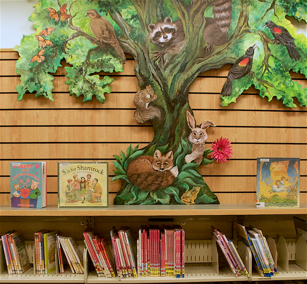 Library Tree Painting